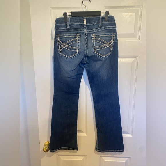 Ariat R.E.A.L. Mid Rise Stretch Entwined Bootcut Jeans Size 30 - Picture 10 of 10
